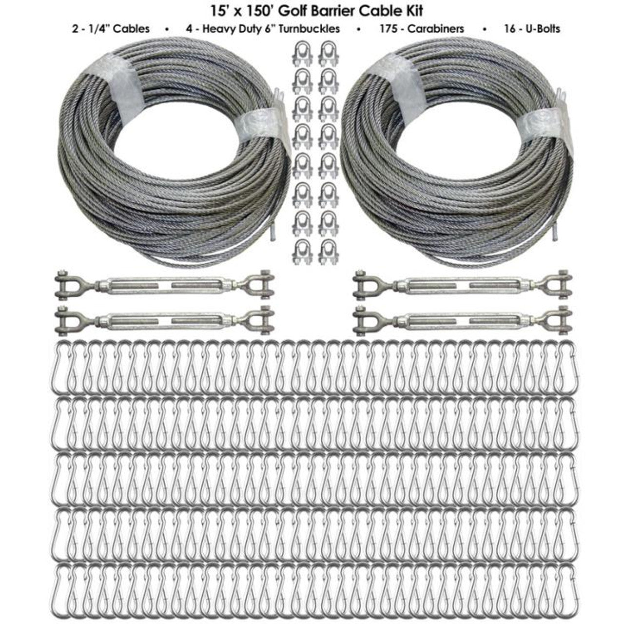 Golf Barrier Netting Cable Kit