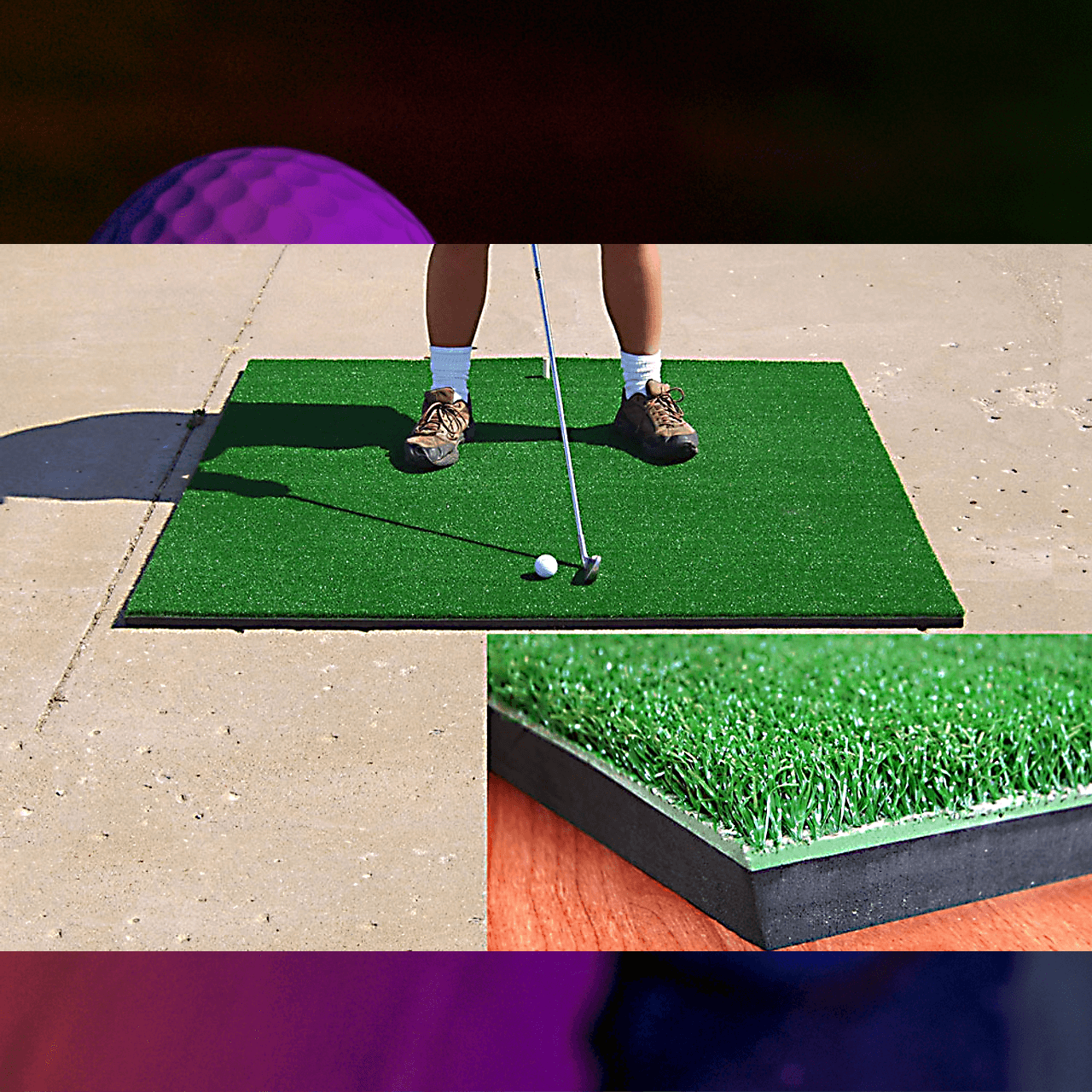 5' x 5' Premier Golf Mat | SwingProSports