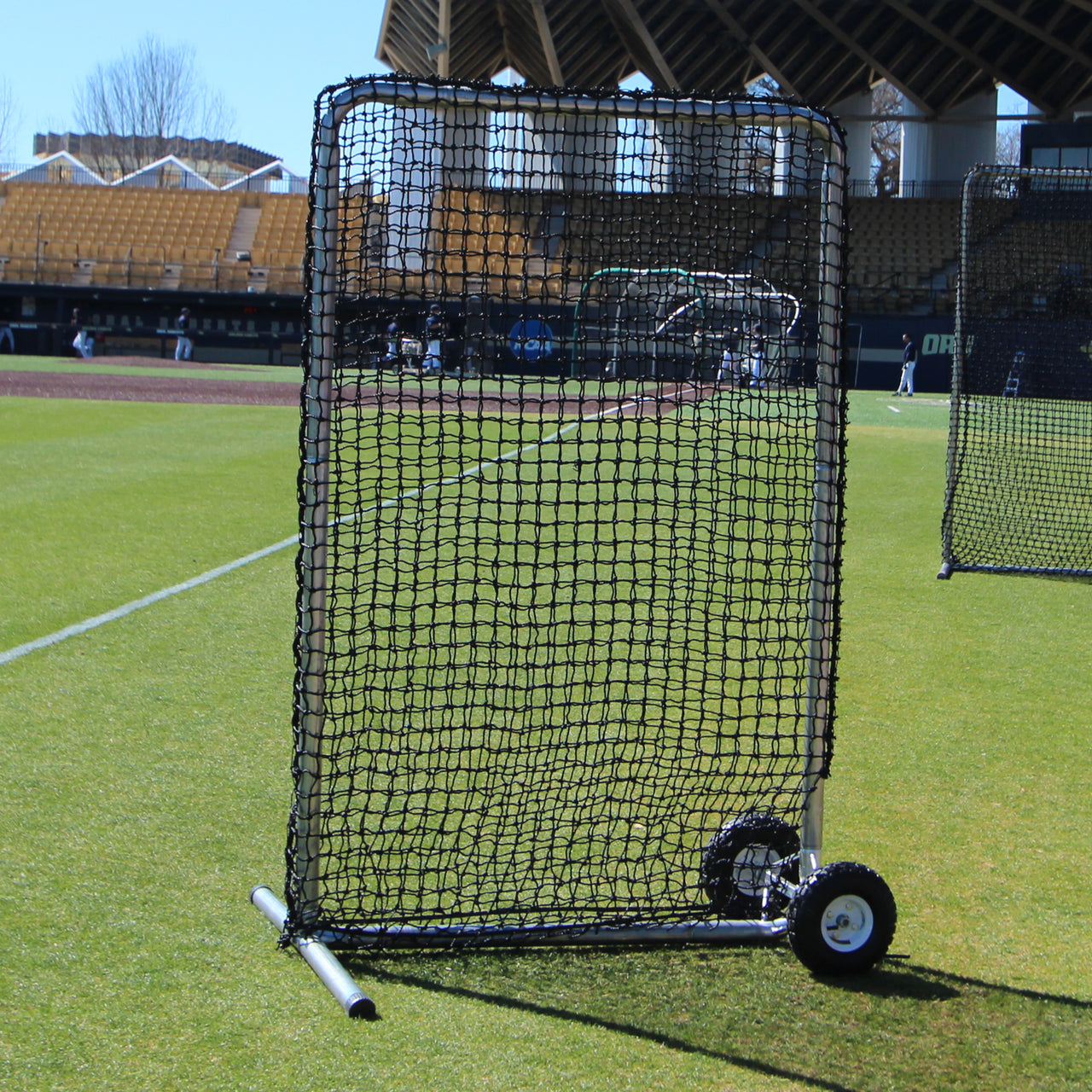 6' x 4' Safety Net and Premier Frame with Wheels