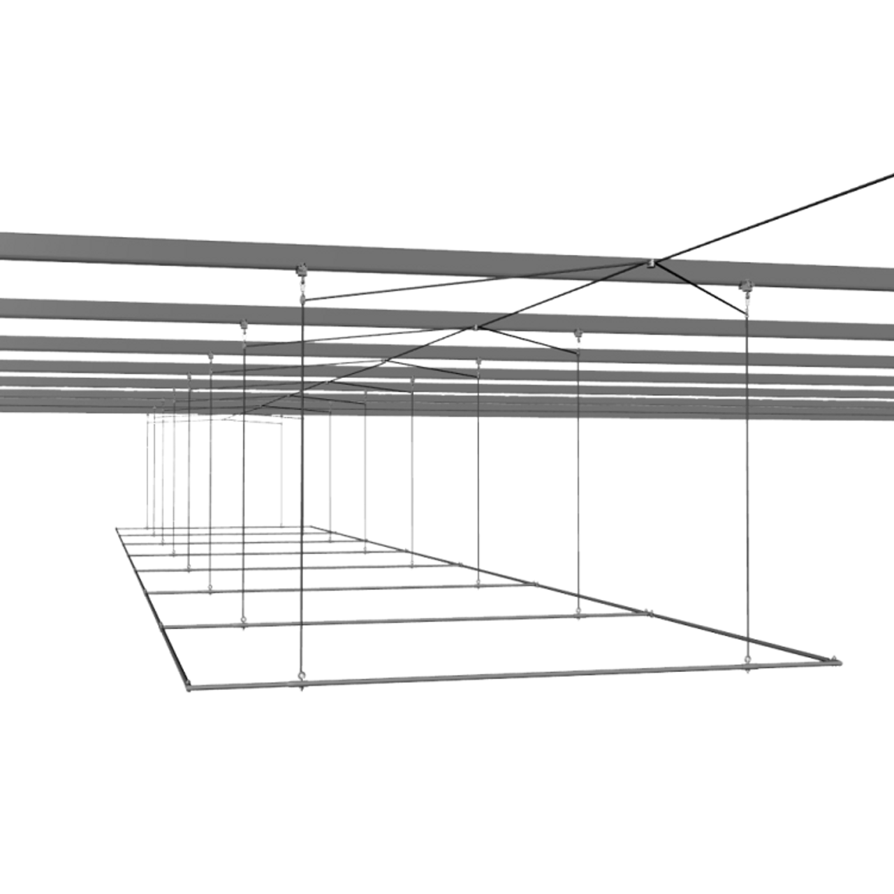 Suspended Batting Cage Frames