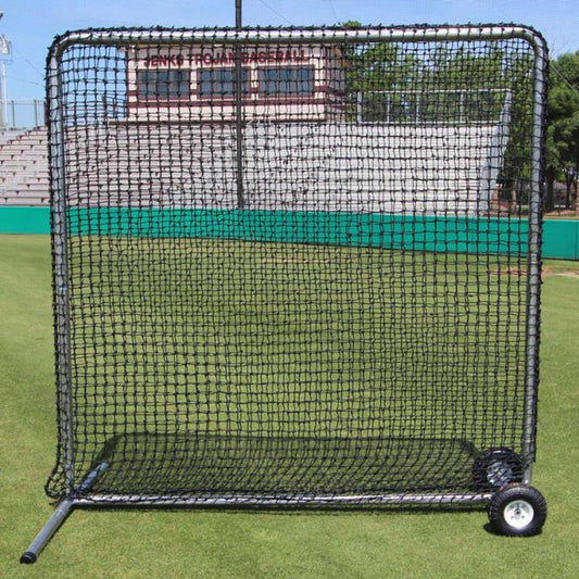 7' x 7' Fielder Net and Premier Frame with Wheels