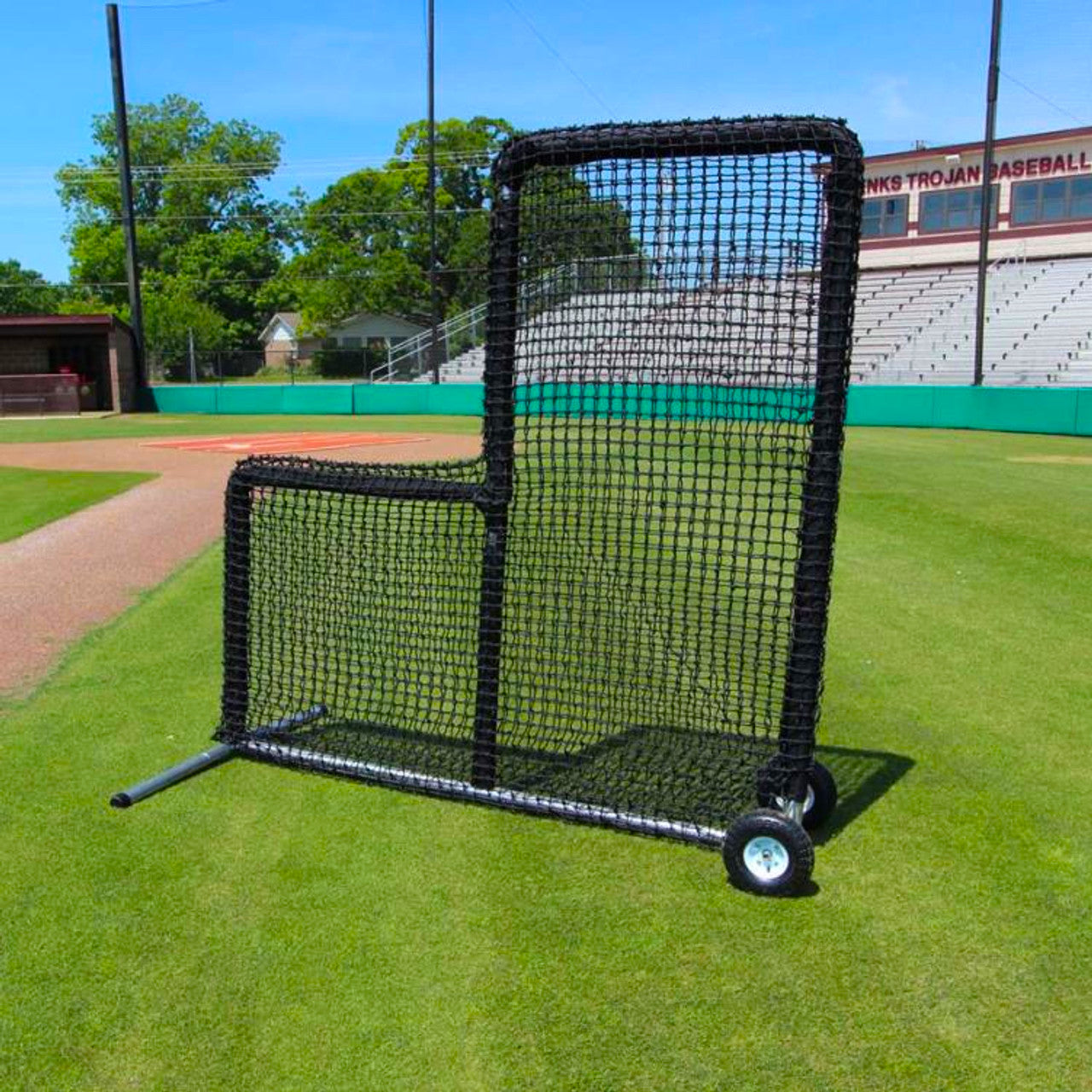 7' x 7' #84 L-Net and Premier Frame with Wheels