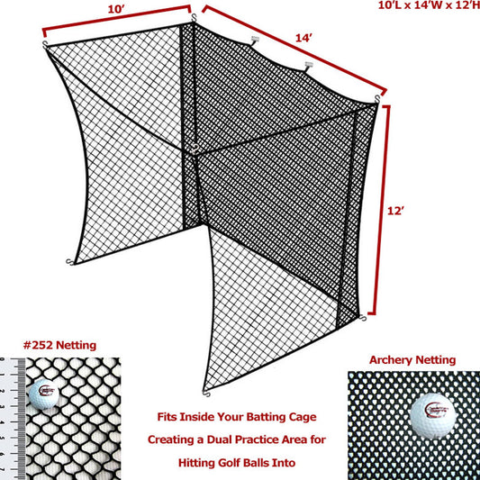 Golf Net Insert with Archery Back