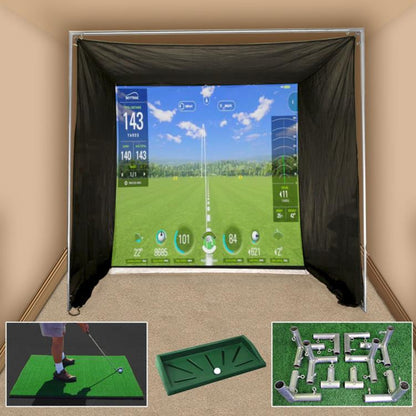 Tour Simulator Golf Net Bundle